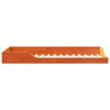 Gulvbedramme Voksbrun 90 x 220 cm Heltre furu