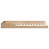 Gulvbedramme Brun 100 x 220 cm Heltre furu
