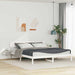 Sengestamme med hodegjerde Hvit 180 x 200 cm Massiv furu