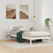 Sengestamme med hodegjerde Hvit 90 x 200 cm Massiv furu