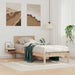 Sengestamme med hodegjerde Brun 75 x 190 cm Massiv furu