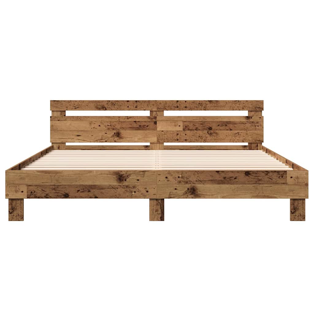 Sengestamme Gammelt tre 203 x 185 x 70 cm Konstruert tre