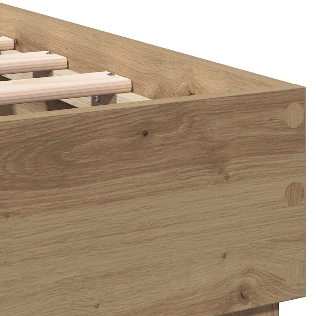 Sengestamme Artisan Eik 203 x 185 x 70 cm Konstruert tre