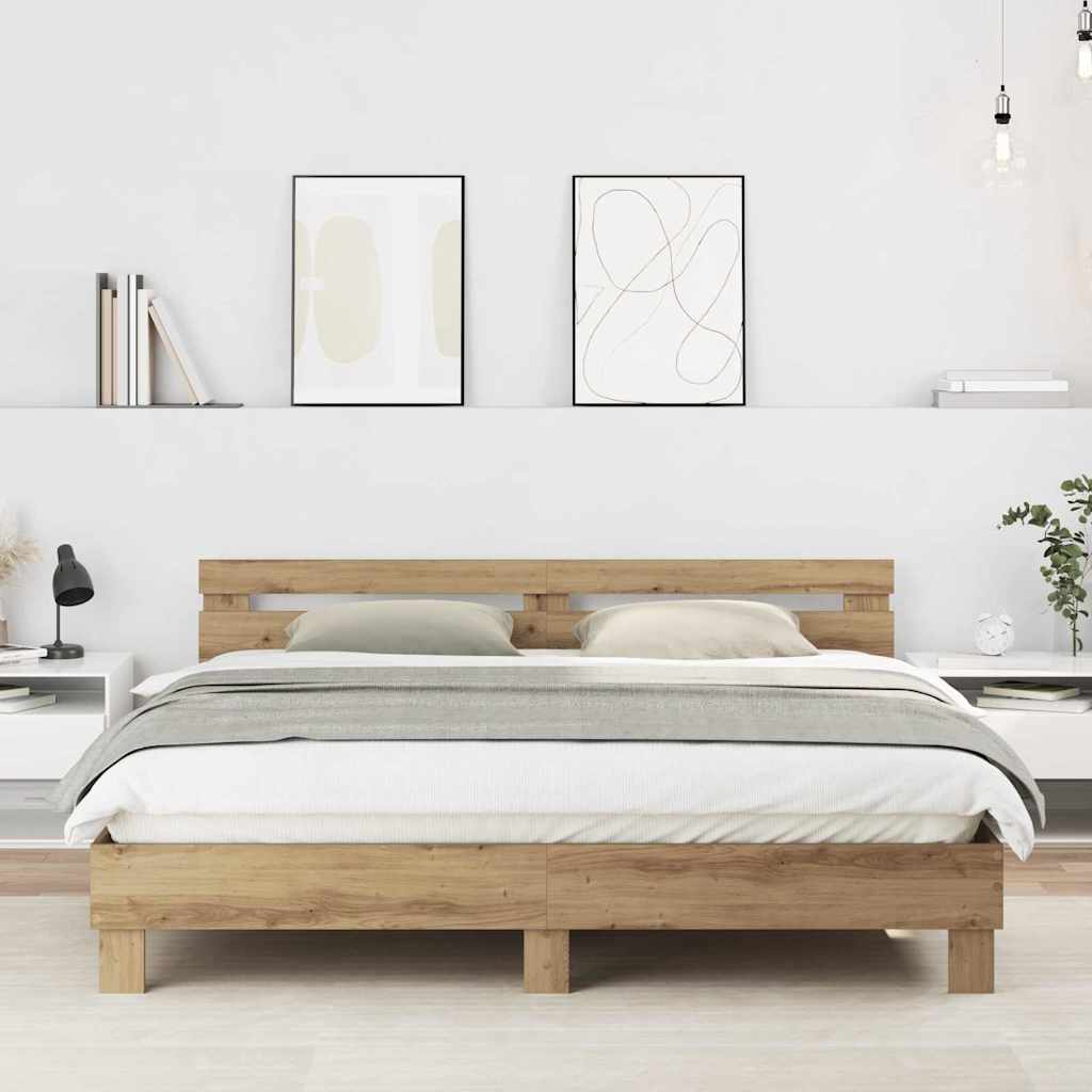 Sengestamme Artisan Eik 203 x 185 x 70 cm Konstruert tre