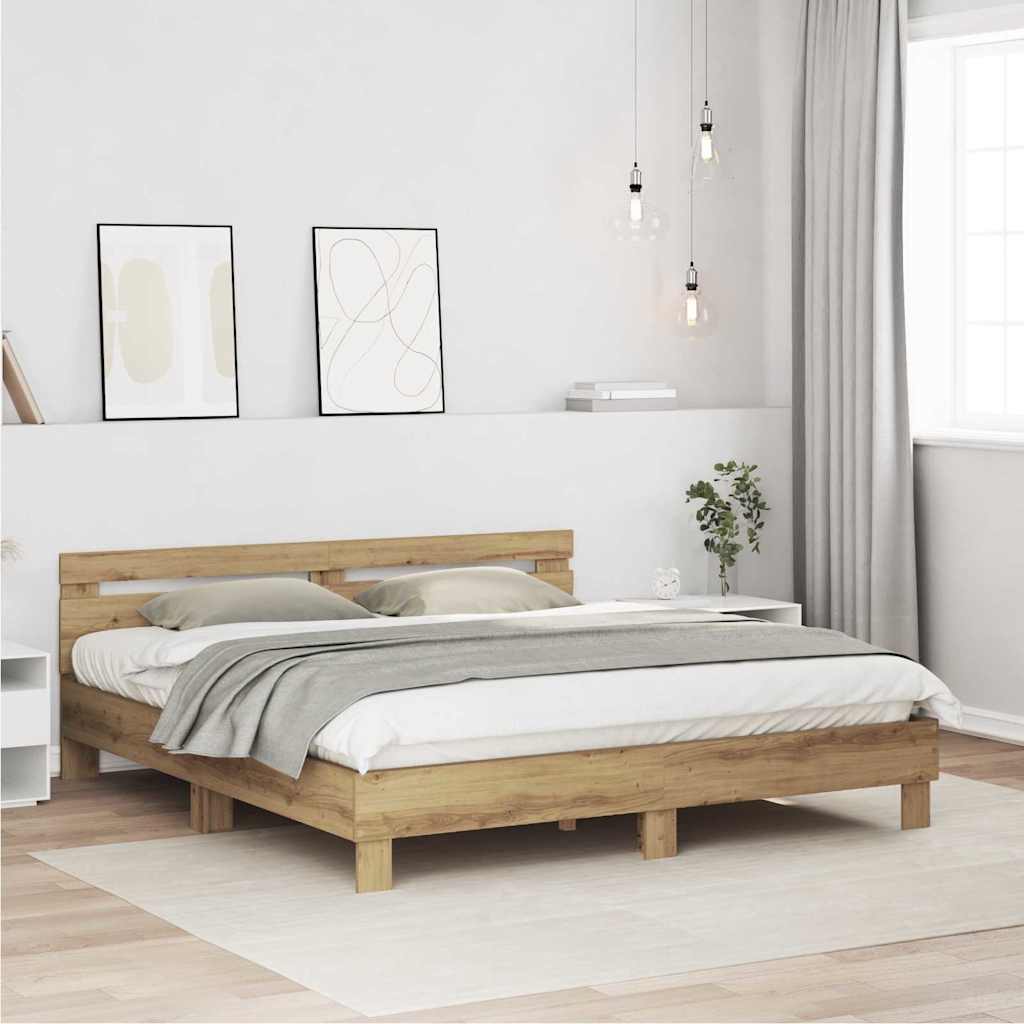 Sengestamme Artisan Eik 203 x 185 x 70 cm Konstruert tre