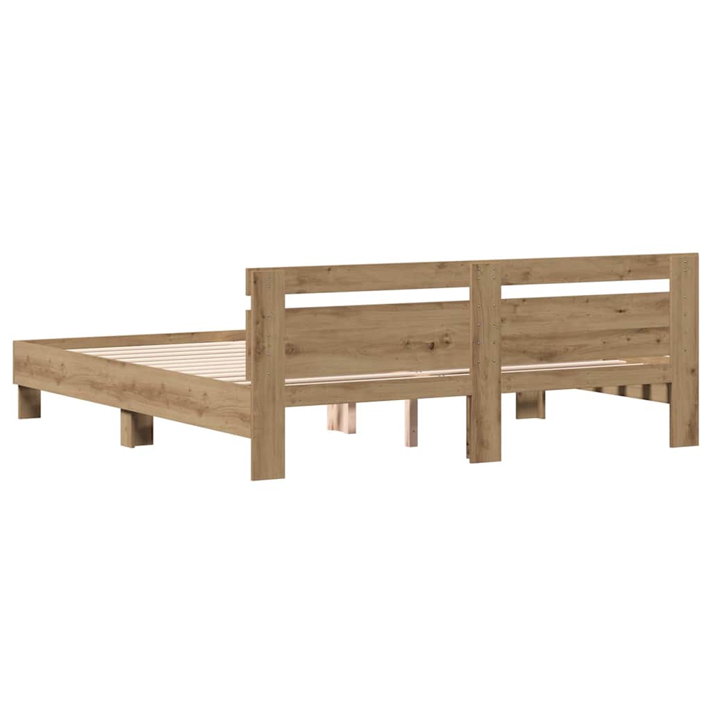 Sengestamme Artisan Eik 203 x 185 x 70 cm Konstruert tre