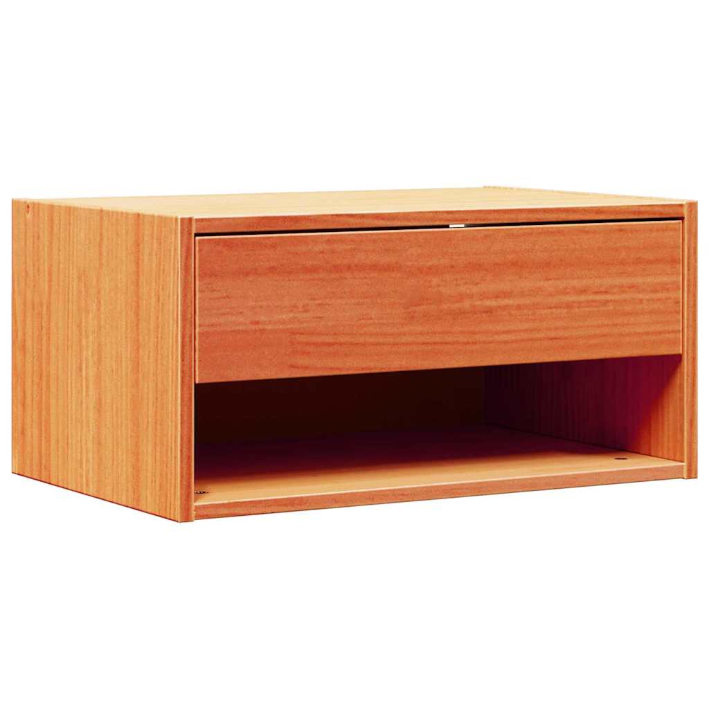 Nattbord med skuff Vokset Brun 50 x 32,5 x 24 cm Heltre furu
