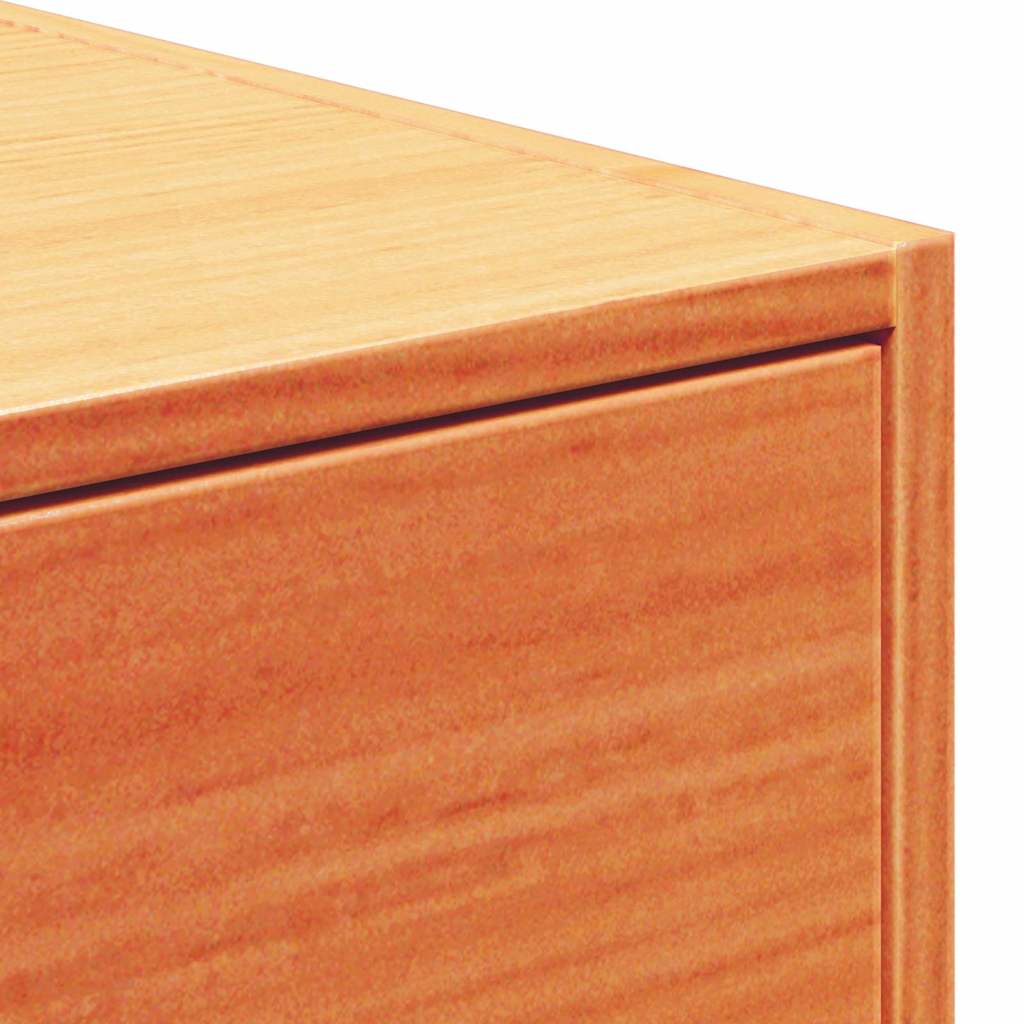 Nattbord 2 pcs Vokset Brun 50 x 32,5 x 24 cm Heltre furu