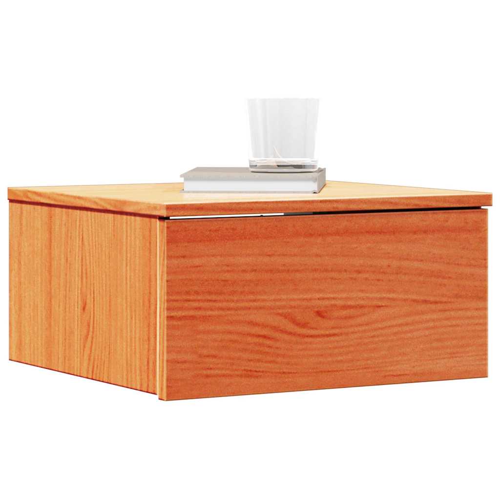 Nattbord 2 pcs Vokset Brun 37 x 35 x 18,5 cm Heltre furu
