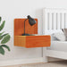 Nattbord 2 pcs Vokset Brun 44 x 32,5 x 40 cm Heltre furu