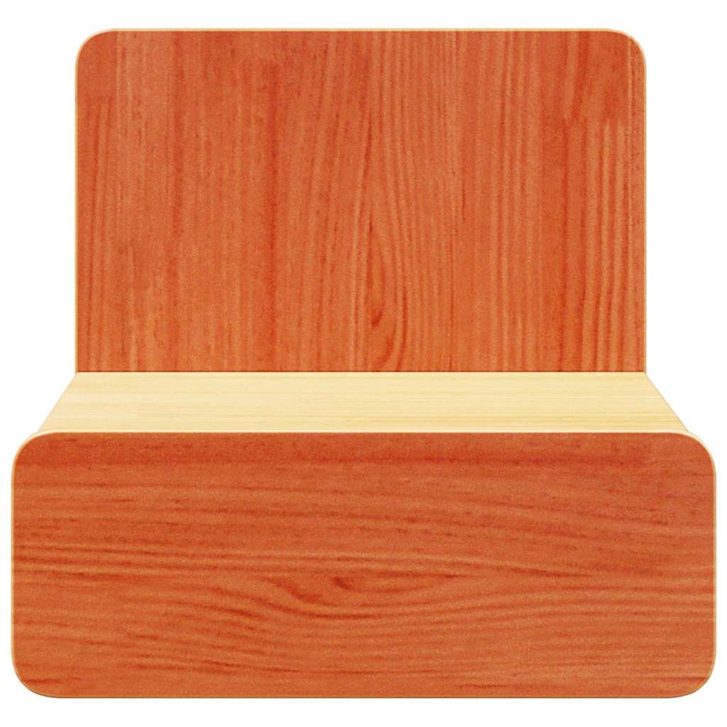 Nattbord 2 pcs Vokset Brun 44 x 32,5 x 40 cm Heltre furu