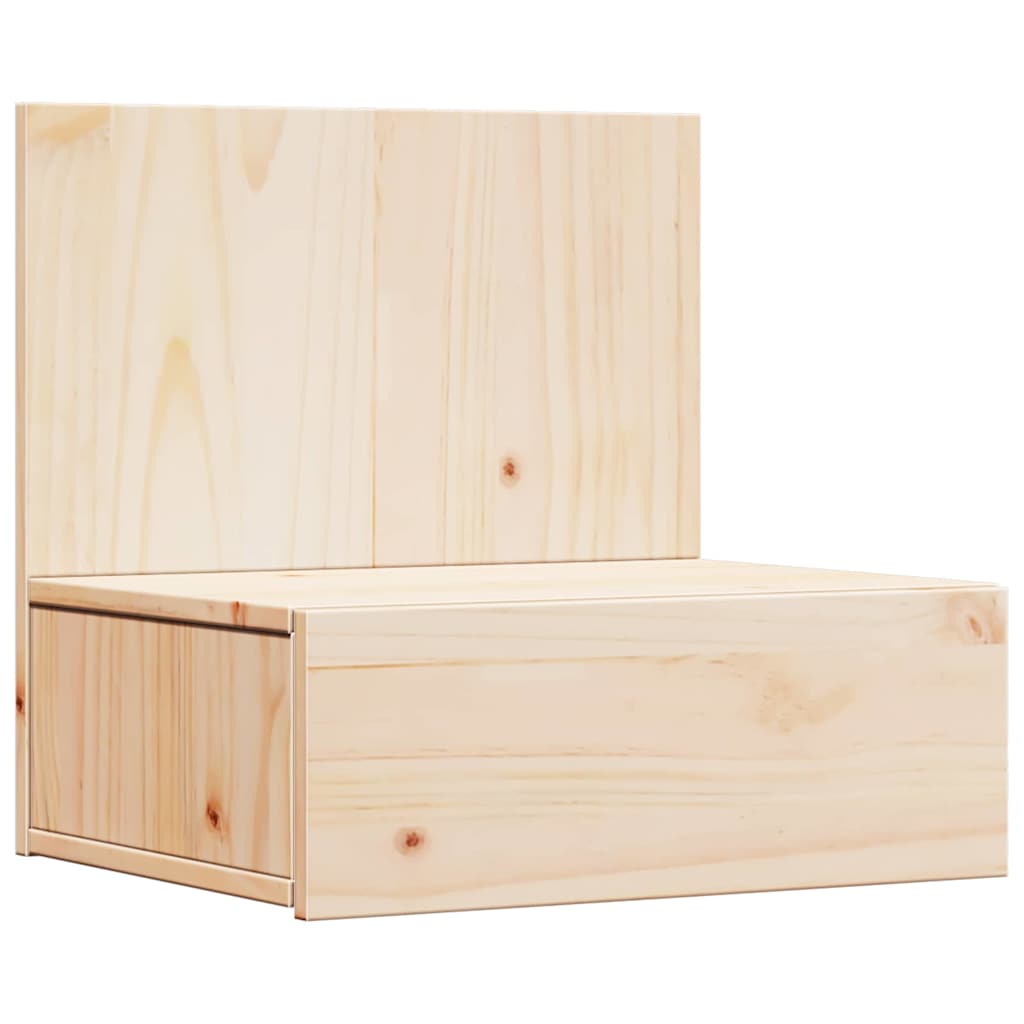 Nattbord med skuff Brun 42 x 32,5 x 40 cm Heltre furu