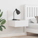 Nattbord med skuff 2 pcs Hvit 42 x 32,5 x 40 cm Heltre furu
