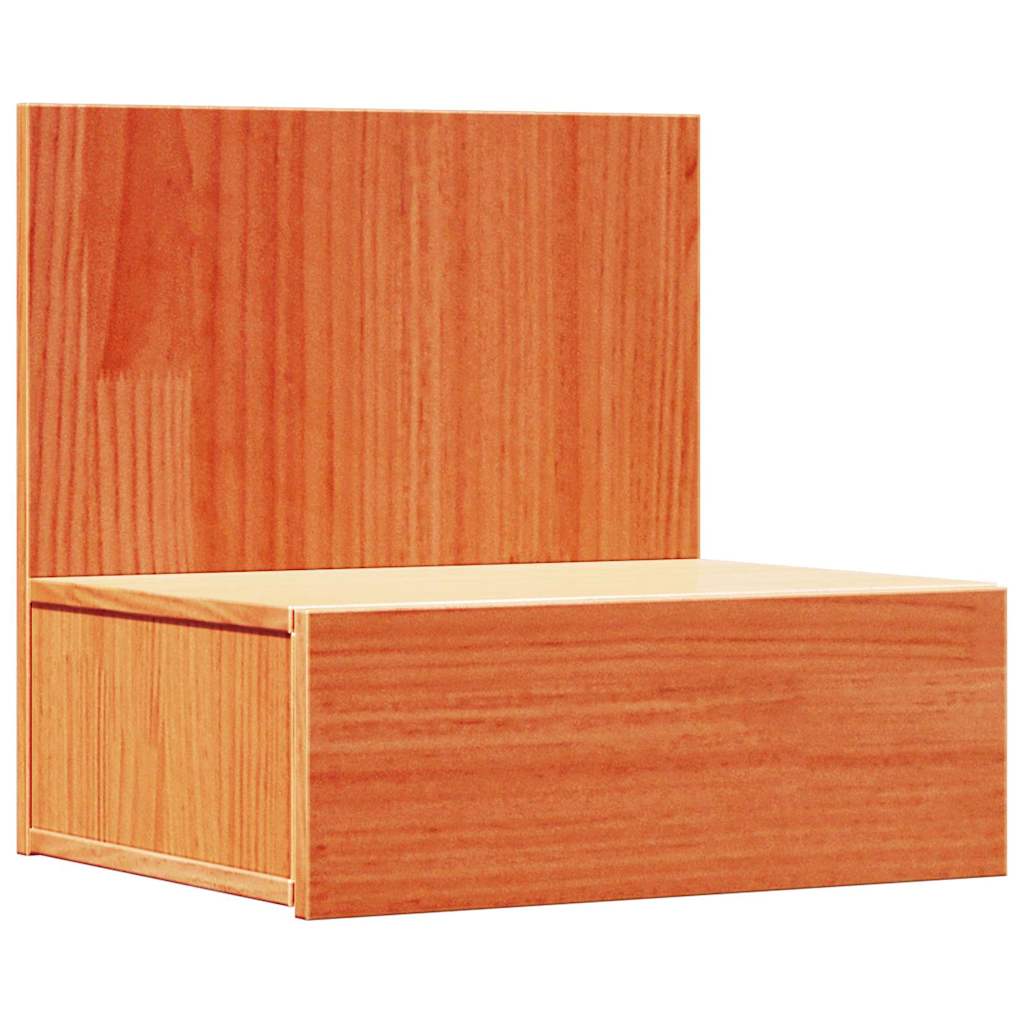 Nattbord med skuff Vokset Brun 42 x 32,5 x 40 cm Heltre furu