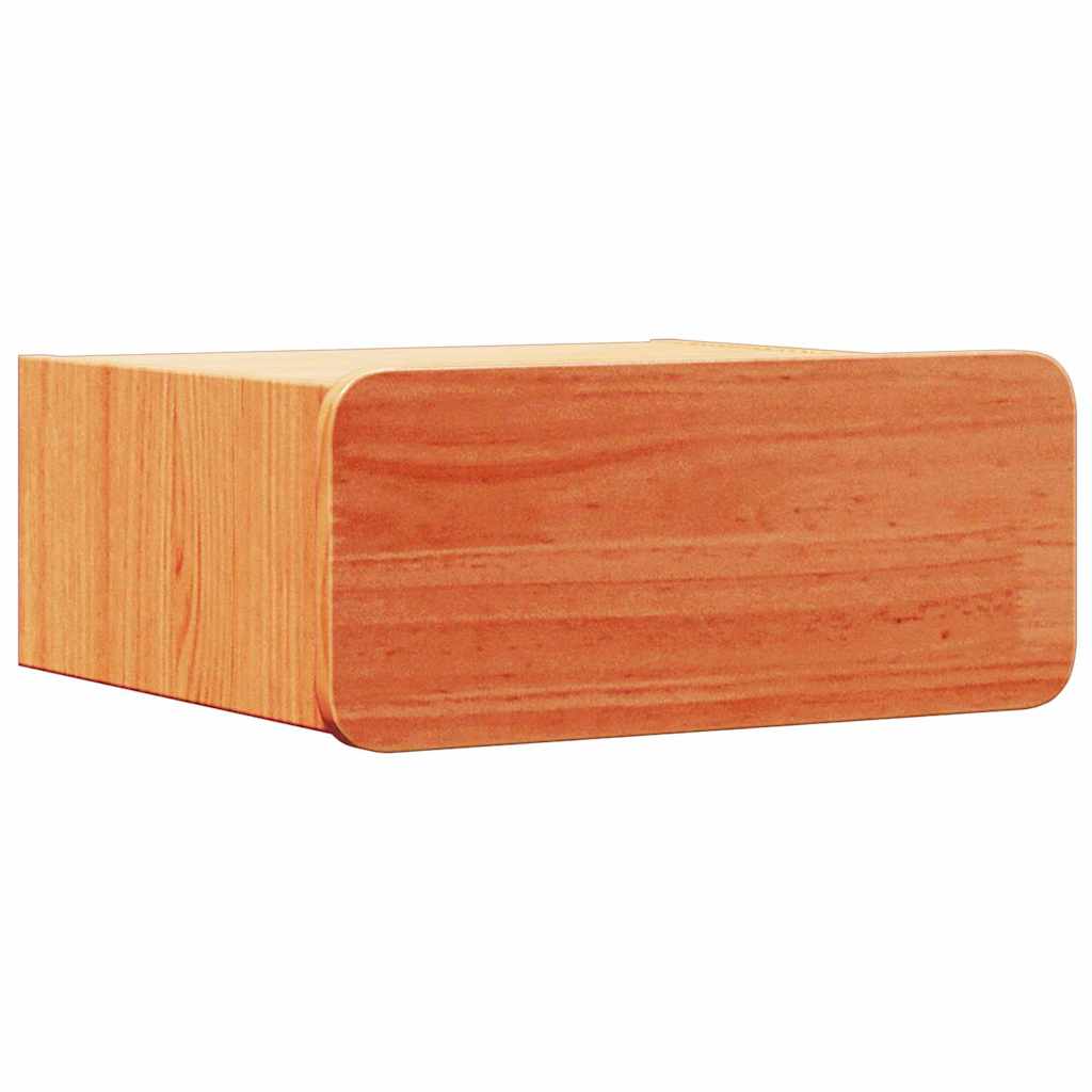 Nattbord 2 pcs Vokset Brun 39 x 34 x 16,5 cm Heltre furu