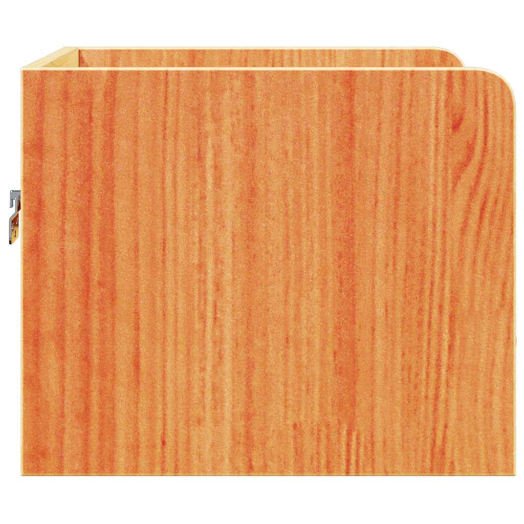 Nattbord 2 pcs Vokset Brun 38 x 36 x 29,5 cm Heltre furu
