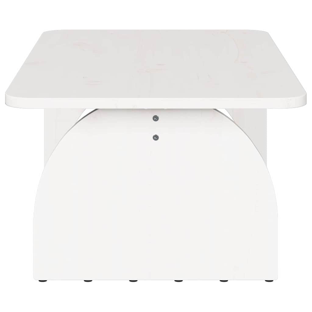 Kaffebord Hvit 80 x 50 x 31 cm Heltre furu