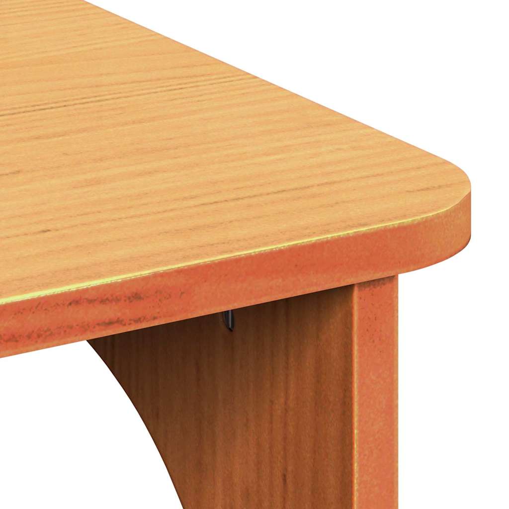 Kaffebord Vokset Brun 80 x 50 x 31 cm Heltre furu