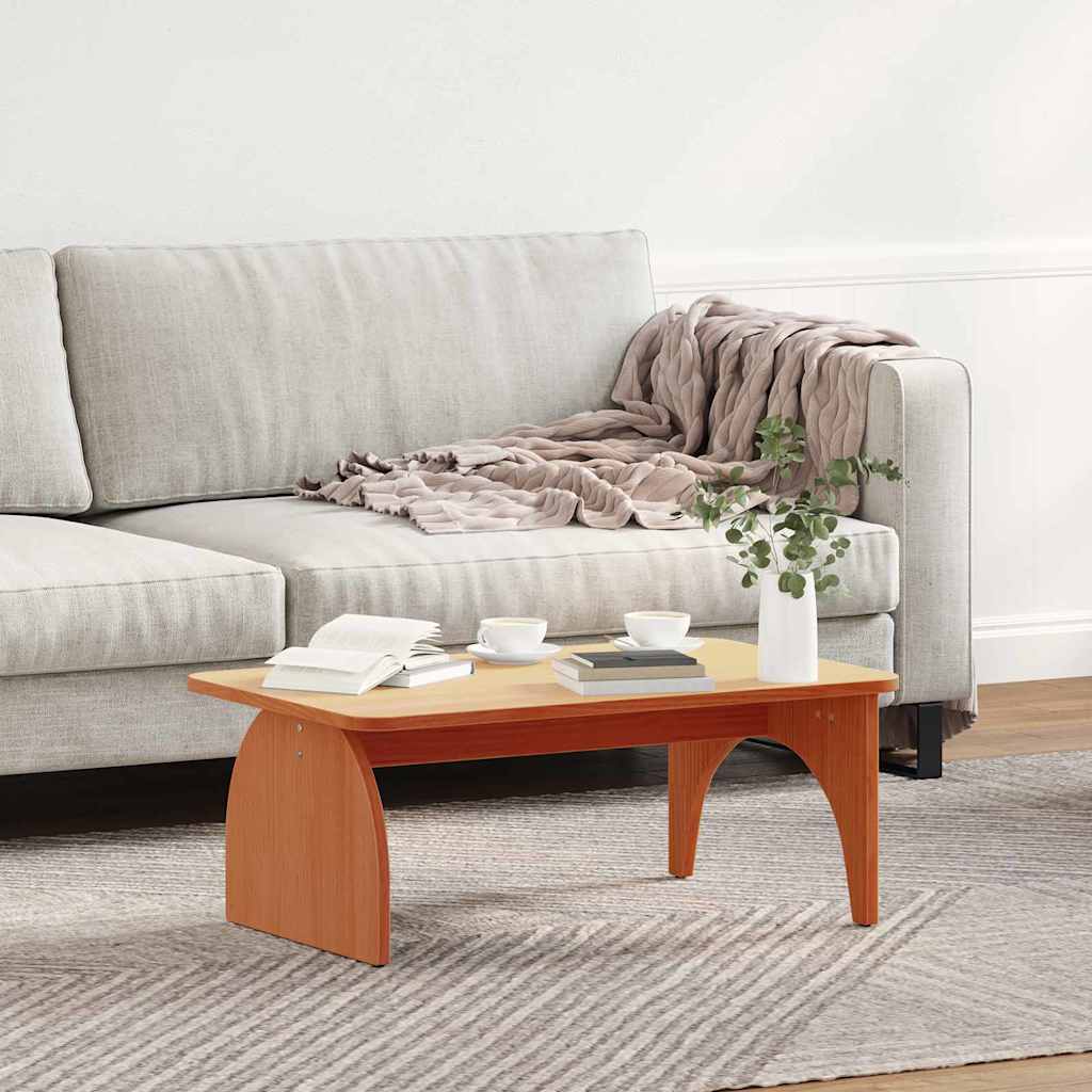Kaffebord Vokset Brun 80 x 50 x 31 cm Heltre furu
