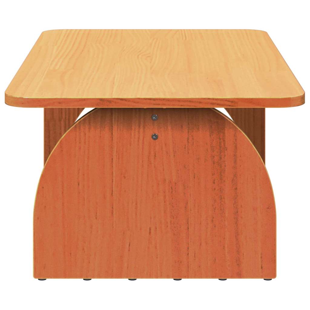 Kaffebord Vokset Brun 80 x 50 x 31 cm Heltre furu