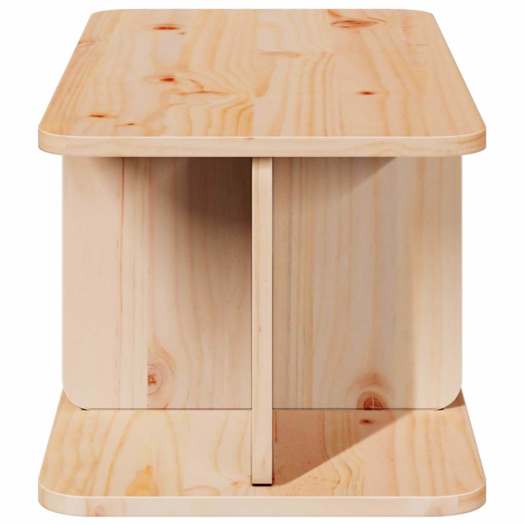 Kaffebord Naturlig 80 x 39,5 x 33,5 cm Heltre furu