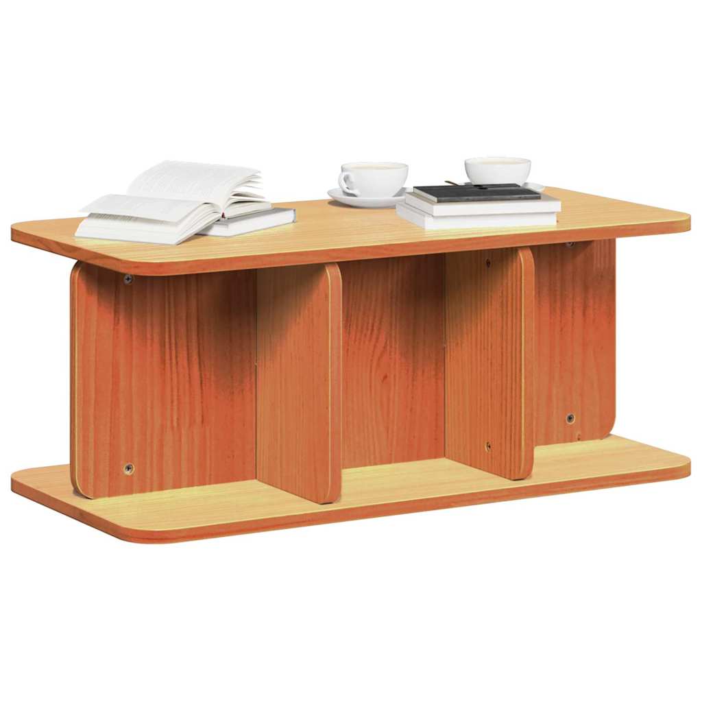 Kaffebord Vokset Brun 80 x 39,5 x 33,5 cm Heltre furu