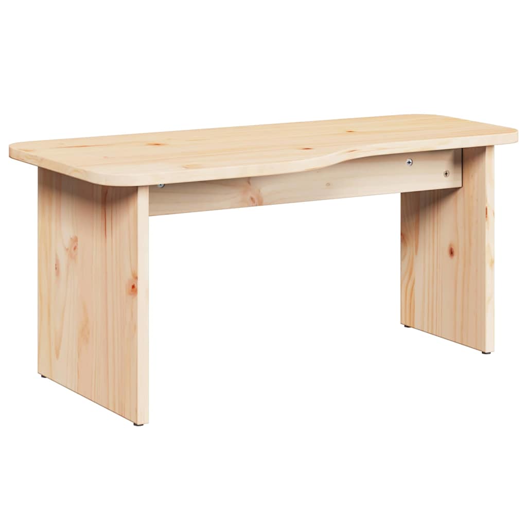 Kaffebord 2 pcs Naturlig Heltre furu