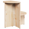 Sidetabell Naturlig 50 x 40 x 50 cm Heltre furu