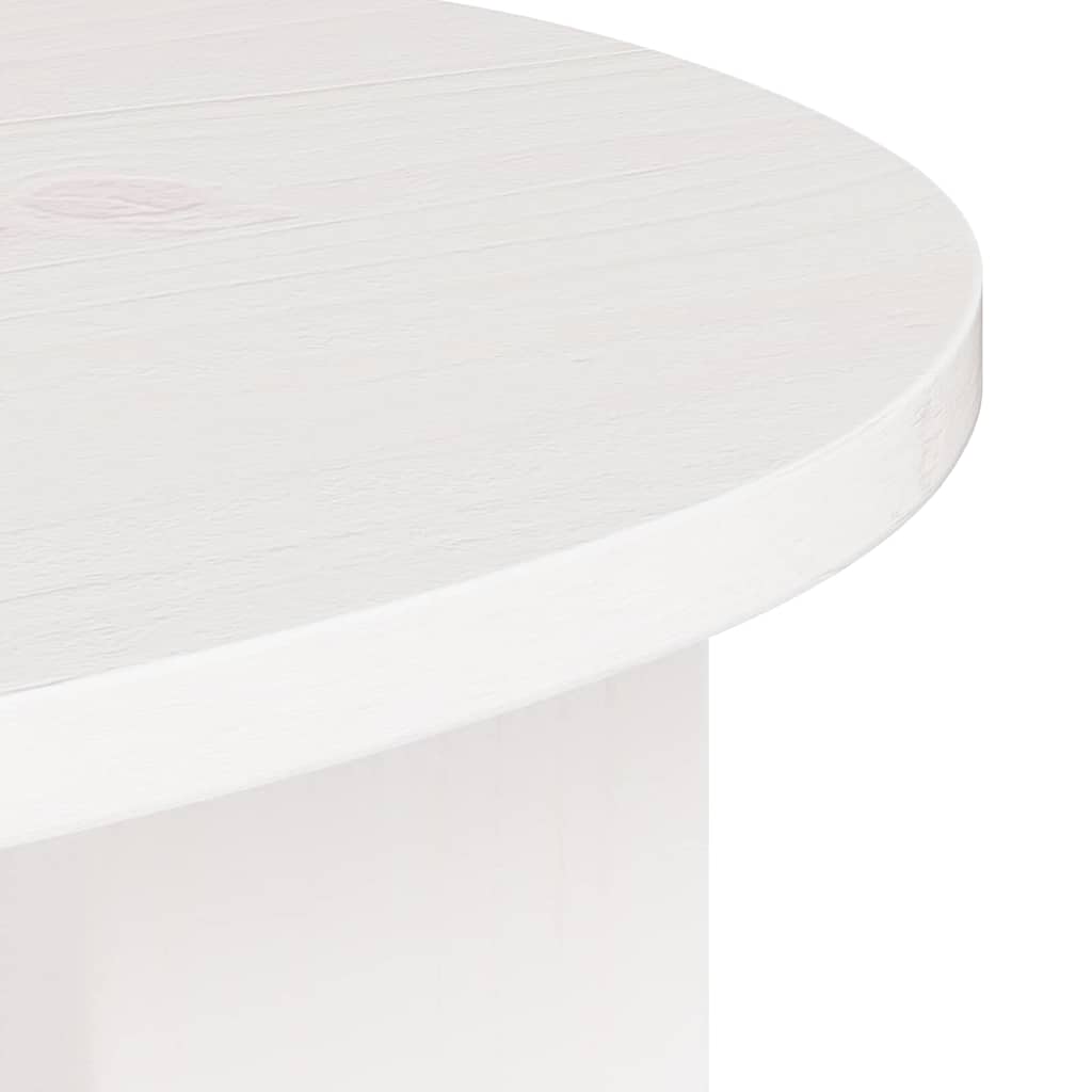 Kaffebord Hvit 50 x 40 x 50 cm Heltre furu