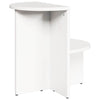 Sidetabell Hvit 50 x 40 x 50 cm Heltre furu