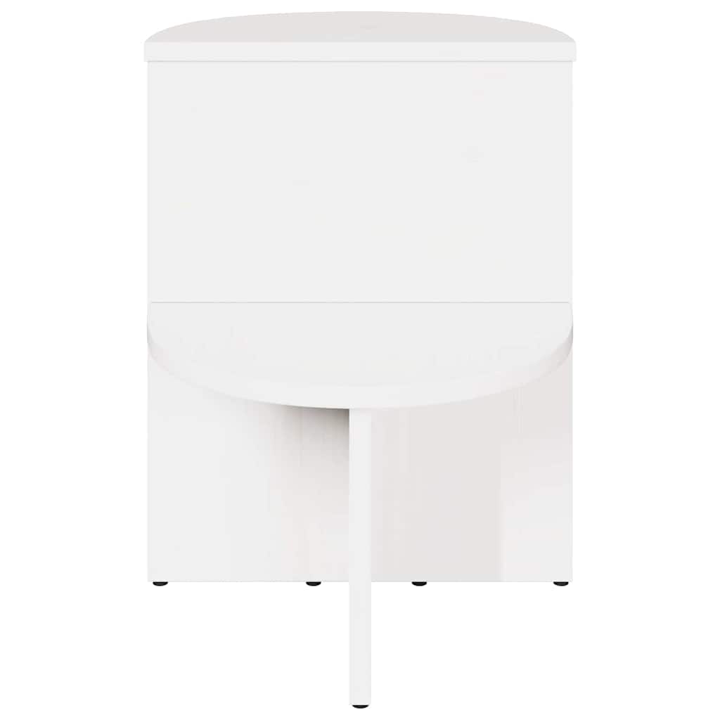 Kaffebord Hvit 50 x 40 x 50 cm Heltre furu