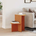 Kaffebord Vokset Brun 50 x 40 x 50 cm Heltre furu