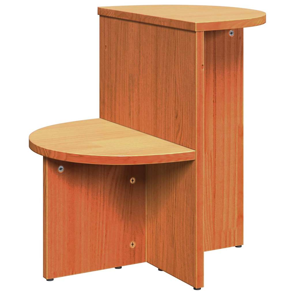 Sidetabell Voksbrun 50 x 40 x 50 cm Heltre furu