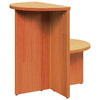 Sidetabell Voksbrun 50 x 40 x 50 cm Heltre furu
