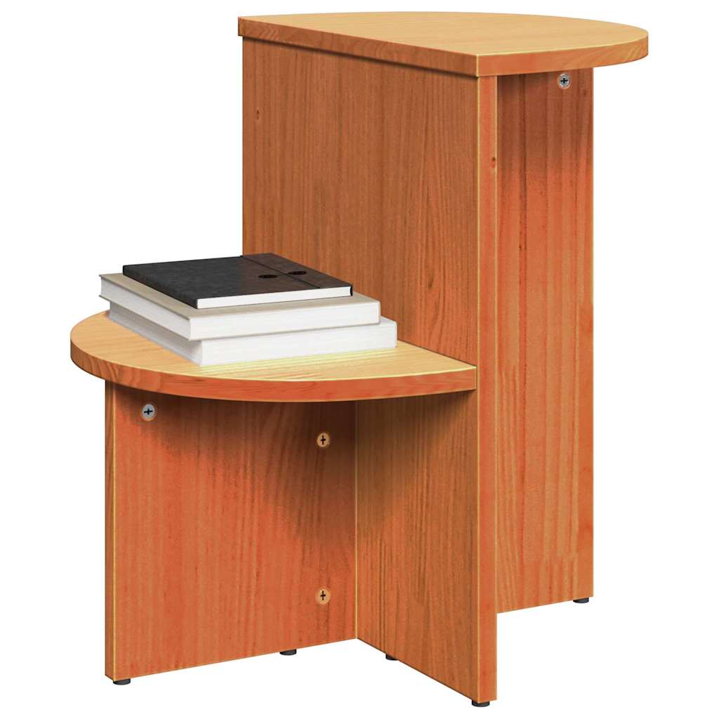 Kaffebord Vokset Brun 50 x 40 x 50 cm Heltre furu