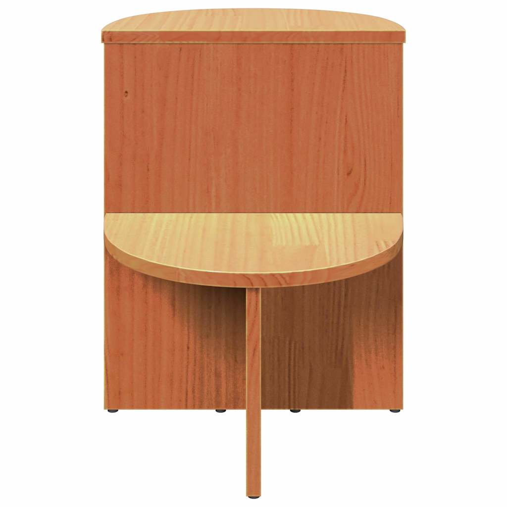 Sidetabell Voksbrun 50 x 40 x 50 cm Heltre furu