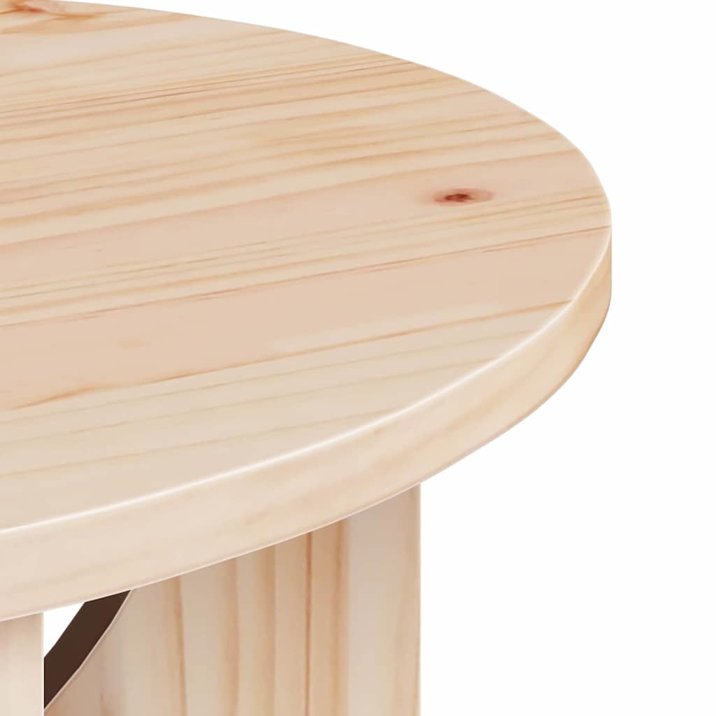 Kaffebord Naturlig 50 x 50 x 35 cm Heltre furu