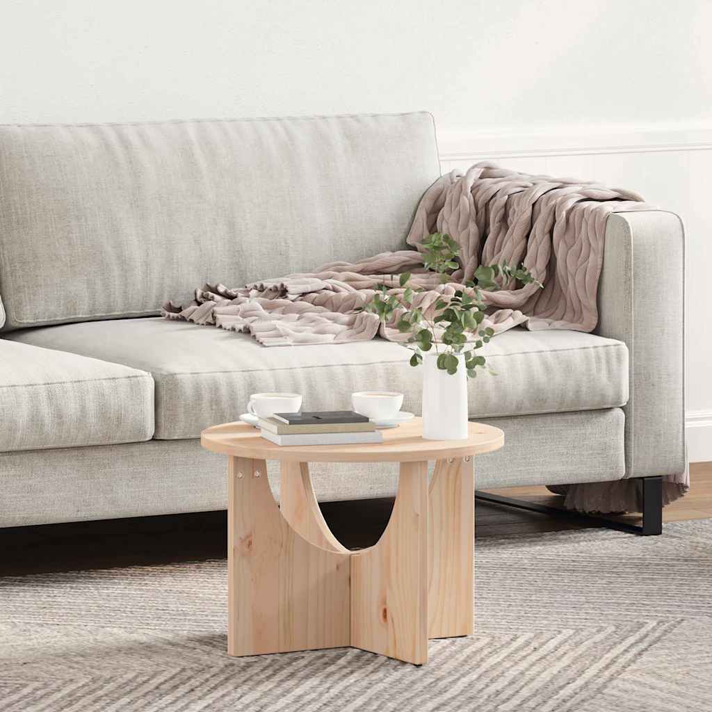 Kaffebord Naturlig 50 x 50 x 35 cm Heltre furu