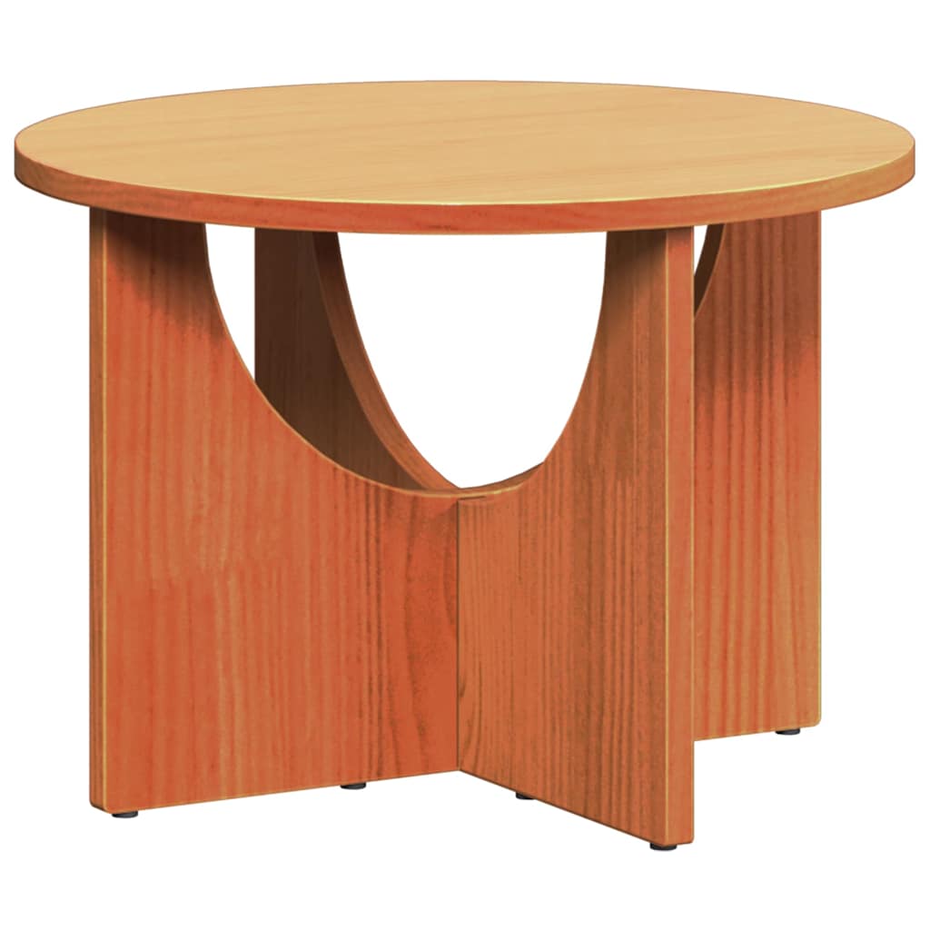 Kaffebord Vokset Brun 50 x 50 x 35 cm Heltre furu