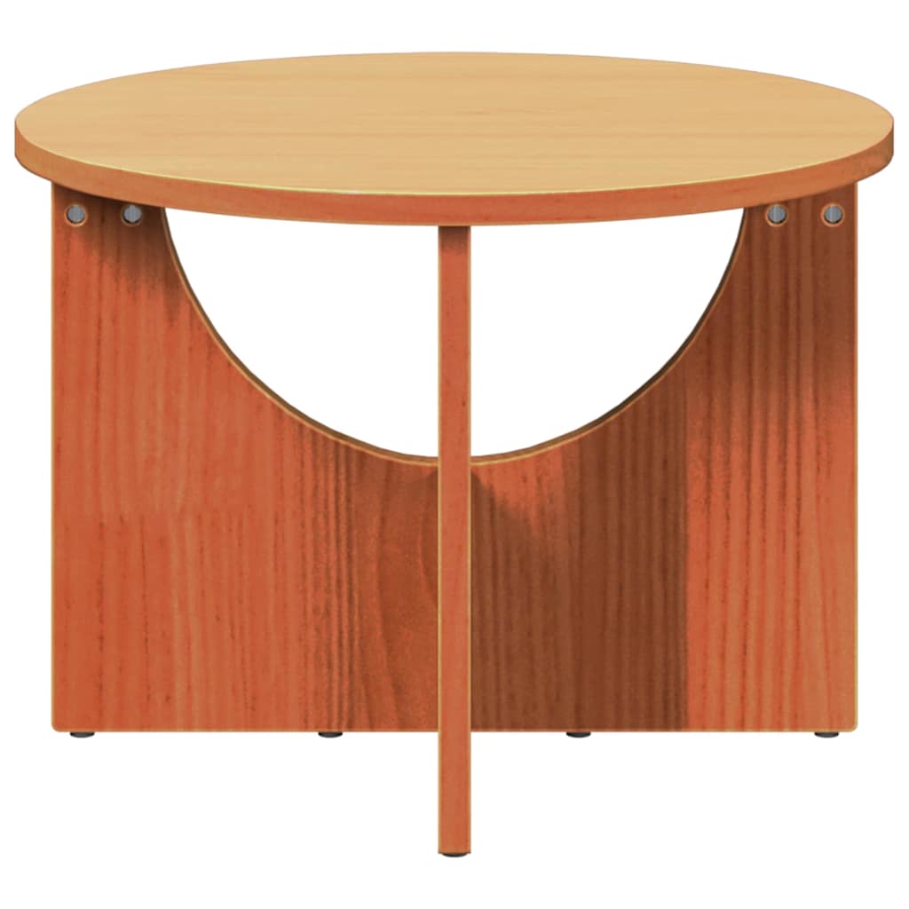 Kaffebord Vokset Brun 50 x 50 x 35 cm Heltre furu