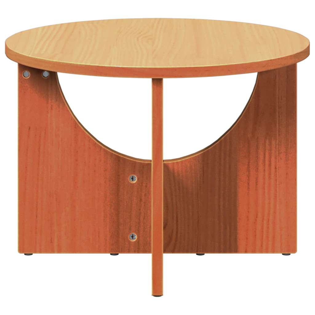 Kaffebord Vokset Brun 50 x 50 x 35 cm Heltre furu