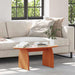 Kaffebord Vokset Brun 80 x 40 x 35 cm Massiv furu