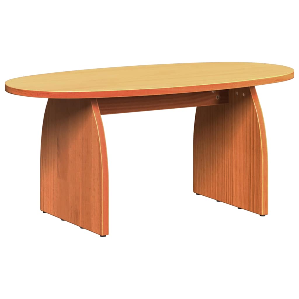 Kaffebord Vokset Brun 80 x 40 x 35 cm Massiv furu