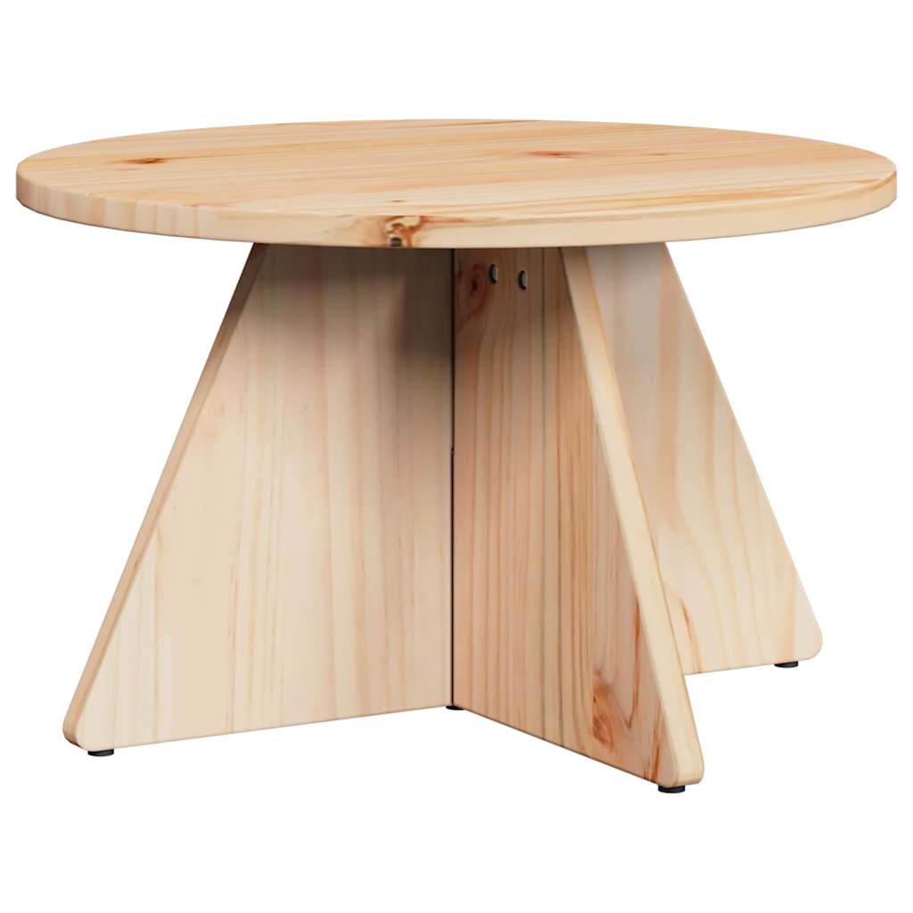 Kaffebord 3 pcs Naturlig