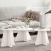 Kaffebord 3 pcs Hvit