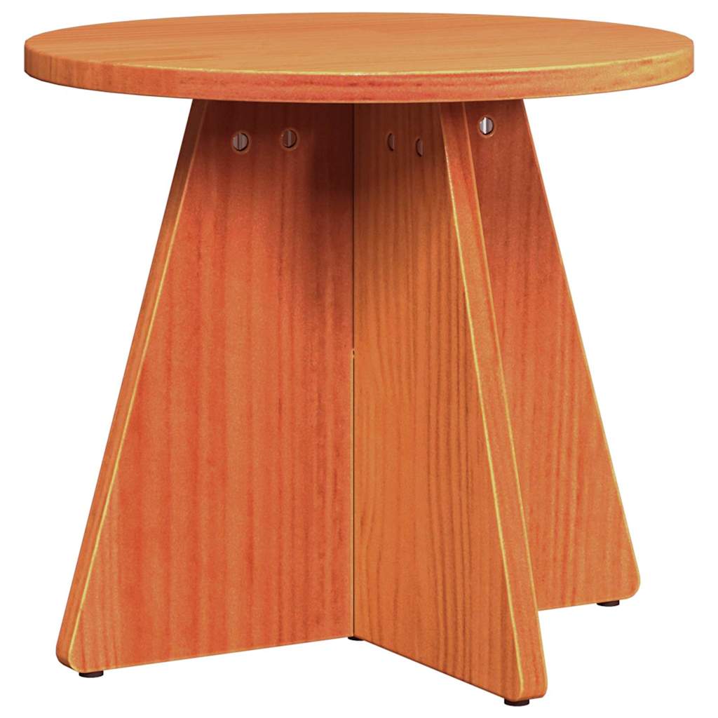 Kaffebord 3 pcs Vokset Brun