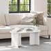 Kaffebord Hvit 80 x 39,5 x 35 cm Massivt furutre