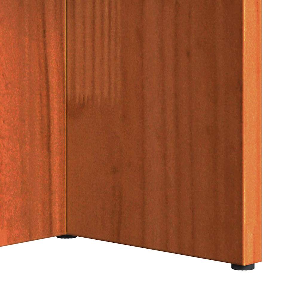 Kaffebord Vokset Brun 80 x 39,5 x 35 cm Massivt furutre