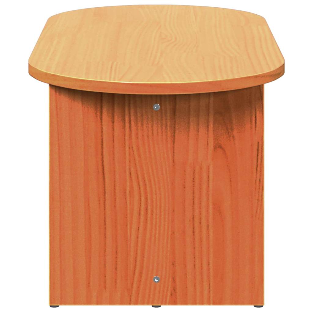 Kaffebord Vokset Brun 80 x 39,5 x 35 cm Massivt furutre
