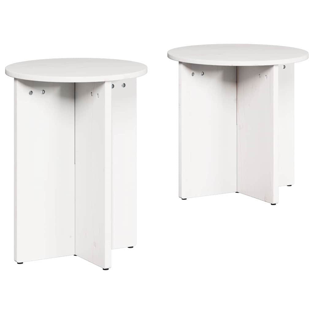 Kaffebord 2 pcs Hvit